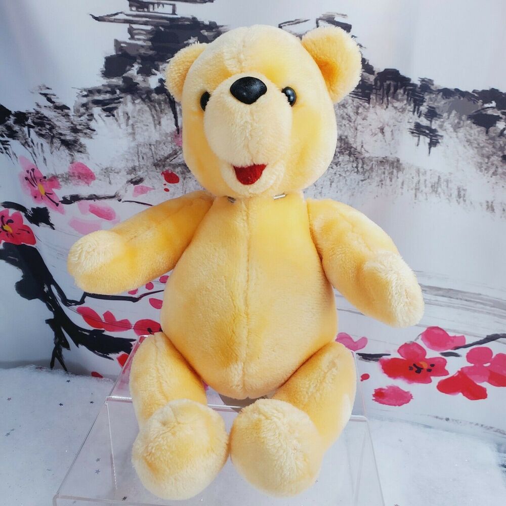 Disney Winnie The Pooh Plush 13" Jointed Disneyland Stuffed Animal Vintage